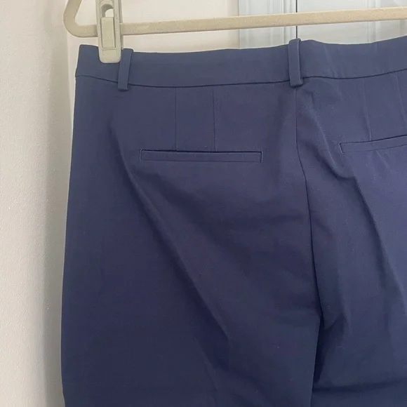J. Crew Kaya Pant in Bi-Stretch Cotton Blend - Navy - 10 - NWT - Picture 7 of 11